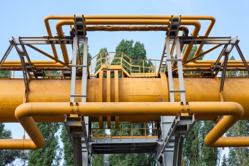 Gas Line Relocation detail